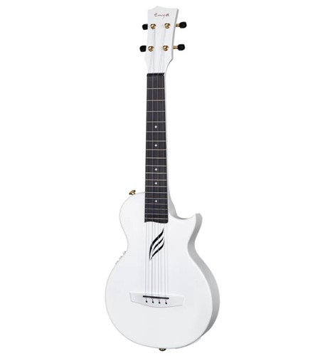 Đàn Guitar Ukulele Enya Nova U EQ Pro Acoustic Plus White (Chính Hãng Full Box) 